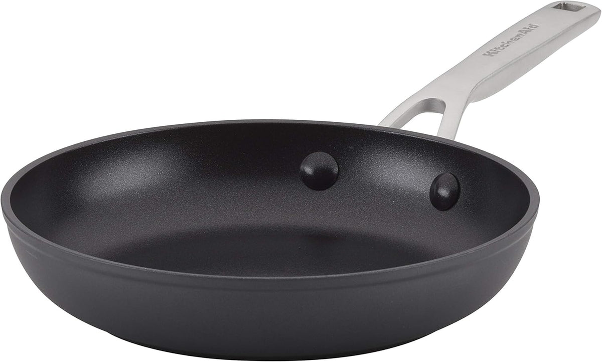 KitchenAid Hard-Anodized Induction Nonstick Frying Pan, 8.25-Inch, Black