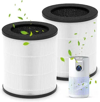 2 Pack M03 Replacement Filter for MOOKA M03 & B-D03 Air Purifier