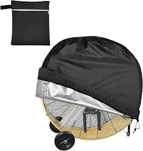 Industrial 42" Direct-Drive Drum Fan Cover,Outdoor Fan, Waterproof&Dustproof Cover for 42" Direct-Drive Drum Fan,High Capacity Barrel Fan,Commercial Floor Fan
