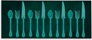 Stupell Industries Vintage Cutlery Collection, 10 x 24 Inch Canvas Wall Art