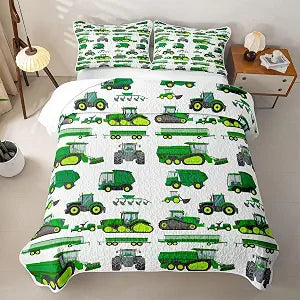 Erosebridal Tractor Quilt Twin