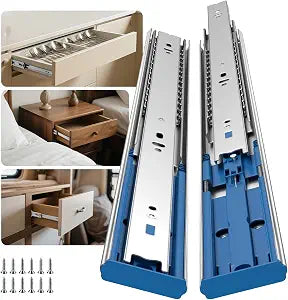 Goldenwarm 1 Pair Soft Close Drawer Slides 12 Inch Heavy Duty Runners