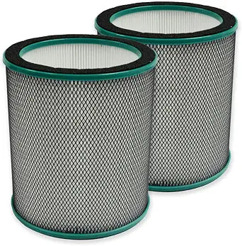 PUREBURG Replacement Filters Compatible with ULTTY R022 R22 SKJ-CR022D & MOONQUAKE Bladeless Tower Fan Air Purifier 2-in-1,2-Pack H13 HEPA Air Clean Dust