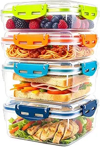 Sandwich Containers 4 Pcs Lunch Box 2 Heightened 2 Normal Size