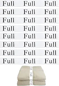 8Pcs Bed Sheet Organizer Bands, Sheet Organizers and Storage Label Bands, Sheet Keeper Elastic Sheet Storage Sets for Closet Bedding Sheet Linen Label Bedding Storage(Full 8Pcs)