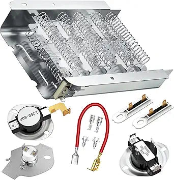 AMI PARTS [2026 Upgraded] 279838 W10724237 Dryer Heating Element kit fit for Whirlpool Maytag Kenmore Amana Roper Dryer Thermostat Thermal Fuse 3403585 Ned4655ew1Wed4815ew1 Medc215ew1-AMlPARTS