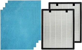 PUREBURG Replacement Filter Set Compatible with PUROXYGEN P500 P500i & Aorda APD801 Air Purifiers, Pack of 2, H13 True HEPA Activated Carbon 2-in-1 4-Stage Filtration