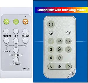 Replacement Remote Control for Woozoo Globe Fan 2354207 PCF-SC15T-CT