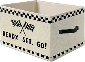 Race Car Room Decor,Racing Storage Bins Box