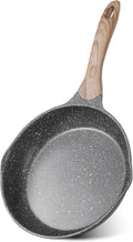 JEETEE 8 Inch Nonstick Frying Pan Easy Clean Small Egg Pan Skillet
