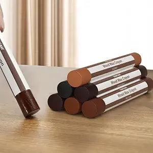 Boncart Wood Filler Sticks,6 Colors Wood Wax Crayons