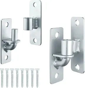 5/8" Wall Mount Gate Hinges 2Set, Heavy Duty Farm Gate Hinges 4Pcs