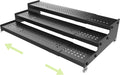 Expandable 3-Tier Spice Metal Shelf Rack, Black, 1 Pack