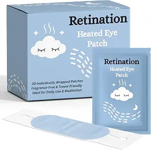 Steam Eye Mask for Dry Eyes, Stye Relief, Puffy Eyes, Eye Strain – Self-Heating Warm Compress for Eyes | Disposable Heated Eye Mask for Sleep, Travel & Spa (30 Pack)