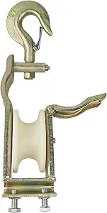 Heavy Duty Cable Pulley Bracket, Low Voltage & Network Cable Installation Pulley for Electrical, Comes with Steel Bracket & Nylon Wheel, Coax Cables-Smooth Installation, Swivel Snap Hook, 2T