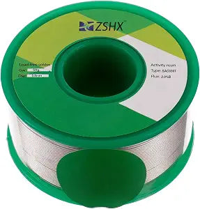 Lead Free Solder Wire Sn99 Ag0.3 Cu0.7 Rosin core solder wire for electrical soldering (0.8mm 50g)