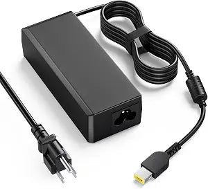 VUOHOEG 65W Laptop Charger Compatibility with Lenovo ThinkPad T440 T450 T460 T470 X240 X250 X260 X270 E550 E560 L440 L450 E440 E450 Yoga 260 Yellow Square Tip AC Power Adapter