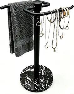 Upgraded S-Shape Towel Stand  17" Rustproof Hand Towel Rack