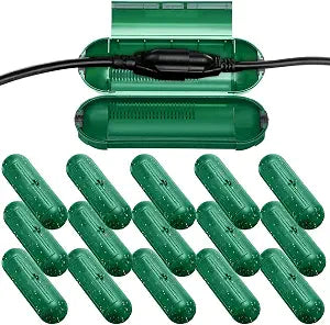 Weewooday 16 Pcs Extension Cord Cover Waterproof Plug Protector Box, Green