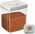 POP Airtight Brown Sugar Keeper Container,2.2Qt(67Oz/2L) Clear Jar