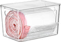 Vtopmart 1 Pack Clear Trash Bag Holder, Stackable Garbage Bag Dispenser