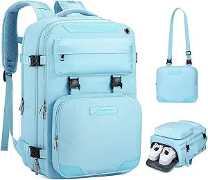 Maelstrom Travel Backpack for Men Women, 17.3" Laptop with Shoe Compartment