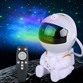 YXQUA Astronaut Galaxy Star Projector, Night Light for Kids, Original White