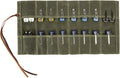 Pocket Knife Roll 16 Slots Folding Knife Storage for Outdoor Tactical EDC