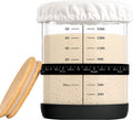 50oz Sourdough Starter Kit, Large Capacity Wide Mouth Sourdough Starter Jar
