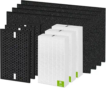 3 Set HPA5200B Replacement Filter for Honeywell InSight HPA5200B HPA5250 and PowerPlus HPA3200 Air Purifiers, 3 Pack HRF-R2/R1(R) + 3 Pack HRFSC1(S) + 4 Pack HRF-A200(A) HRF-ARVP200