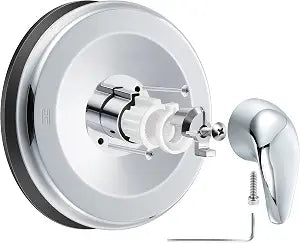 Enhon Tub and Shower Trim Kit, Compatible with Moen/Posi/Temp 2510 2520 2570 2590 Single Handle Tub/Shower Valve, Escutcheon Screws Tube (Lever Handle)