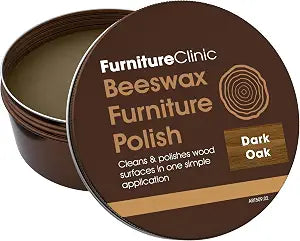Furniture Clinic Beeswax Furniture Polish, Natural Wax, Dark Oak