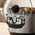 Slow Cooker Lid Holder with Extended Silicone Tray Fits Most Crockpot