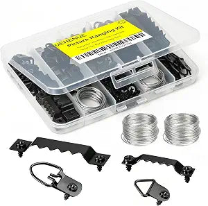 251Pcs Picture Hanging Kit, Dual-Size Heavy Duty Picture Hanging Hardware