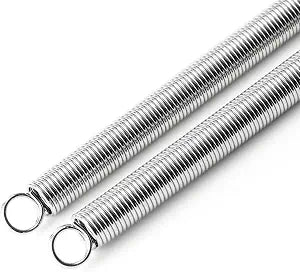 20 Inch Screen Door Spring, 2Pcs Self Closing Door Springs, Garage Door Springs Replacement Hardware for Light Storm and Screen Doors