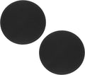 uxcell 2pcs Silicone Trivet Mats 7.9" Dia Round Non-Slip Silicone Pot Holders for Hot Pots and Pans, Heat Resistant Hot Pads for Kitchen Hot Dishes Table Countertops, Black