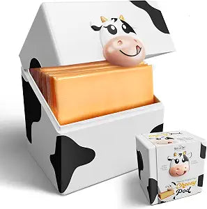 Cheesy Pod  Sliced Cheese Container for Fridge - Airtight, BPA-Free Plastic Storage for Deli Cheese Slices  Stackable, Dishwasher-Safe, and Odor-Free  Keeps Cheese Fresh Longer