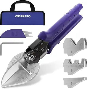 WORKPRO Miter Shears with 4 Anvils & Blade, Quarter Round Cutter Tool