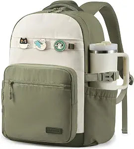 LOVEVOOK Laptop Backpack for Women Teacher with Tumbler Holder College
