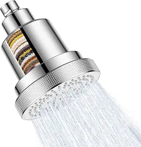 Aquaronvie Shower Head with Shower Filter, Filter Shower Head Chrome