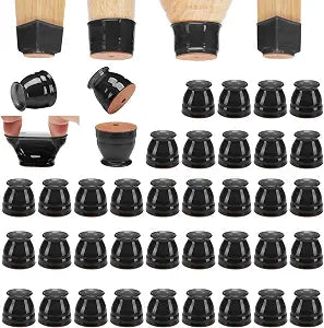 CHUNZEXI 32 Pack Silicone Chair Leg Floor Protectors for Hardwood Floors