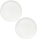 CorningWare F-24-PC 24oz French White Plastic Lids (2-Pack) - Made in USA