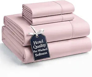 Casa Platino Queen Sheet Set, 4 Piece Pre-Washed Bed Sheets for Queen Size Bed, Ultra Soft Brushed Microfiber Sheets, Deep Pocket up to 15", Hotel Luxury Bedding, Fade Resistant & Cozy ��� Sepia Rose