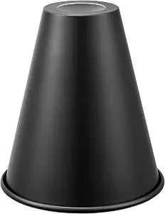 Aspen Creative 21603-11,Replacement Cone Metal Shade for Pendant Light,Matte Black,6"W x 6-1/2"H,Center Hole 1-5/8"