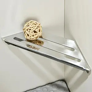 Shower Foot Rest for Shaving Legs Wall Mounted, Chrome