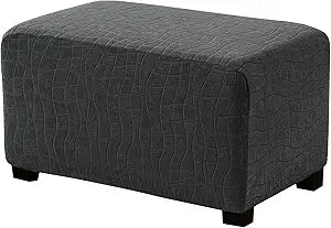 Waterproof Ottoman Cover Slipcover Washable Stretch Living Room
