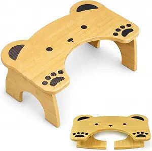Foldable Toilet Stool, 7 Inch Poop Stool for Bathroom