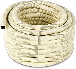 Forestchill 50 Ft AC Drain Hose for Mini Split Air Conditioner, 5/8" I.D Universal Mini Split Drain Hose Pipe Line, Flexible and UV Resistant Air Conditioner Part & Accessories