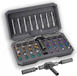 42 in 1 Magnetic Ratchet Screwdriver Set with Detachable T-Handle