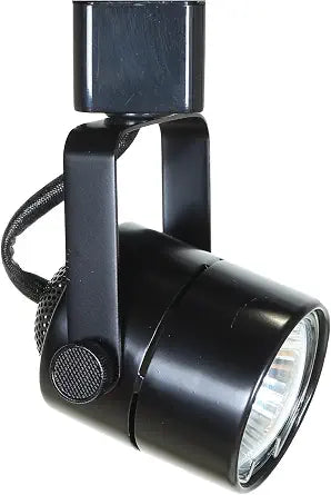 50154 Black GU10 Line Voltage Track Lighting Head - No Bulb